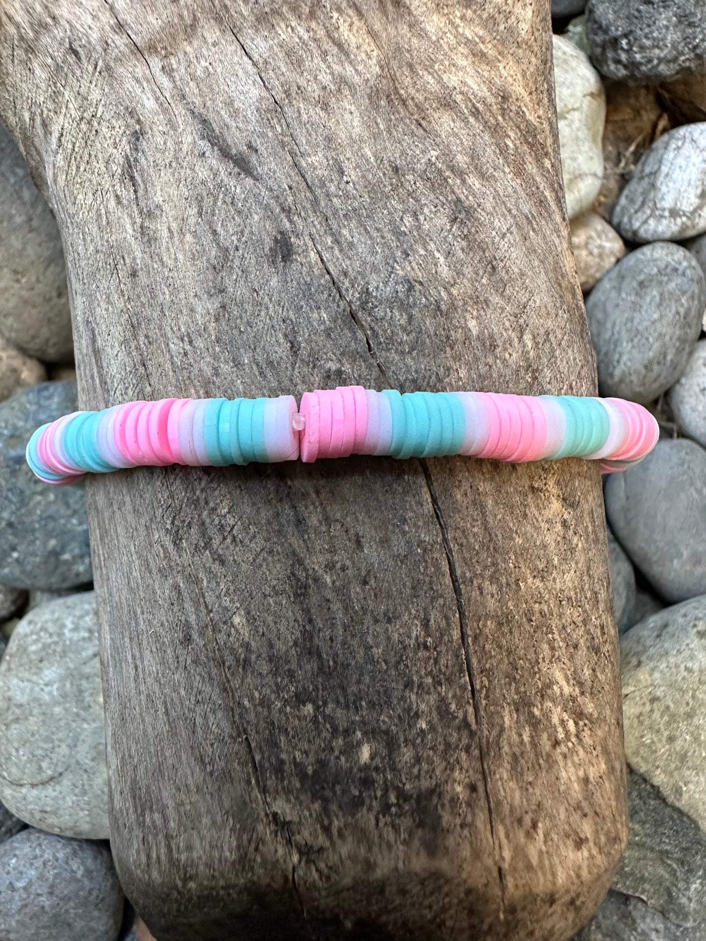 Pink/Blue 'lover'  friendship bracelet