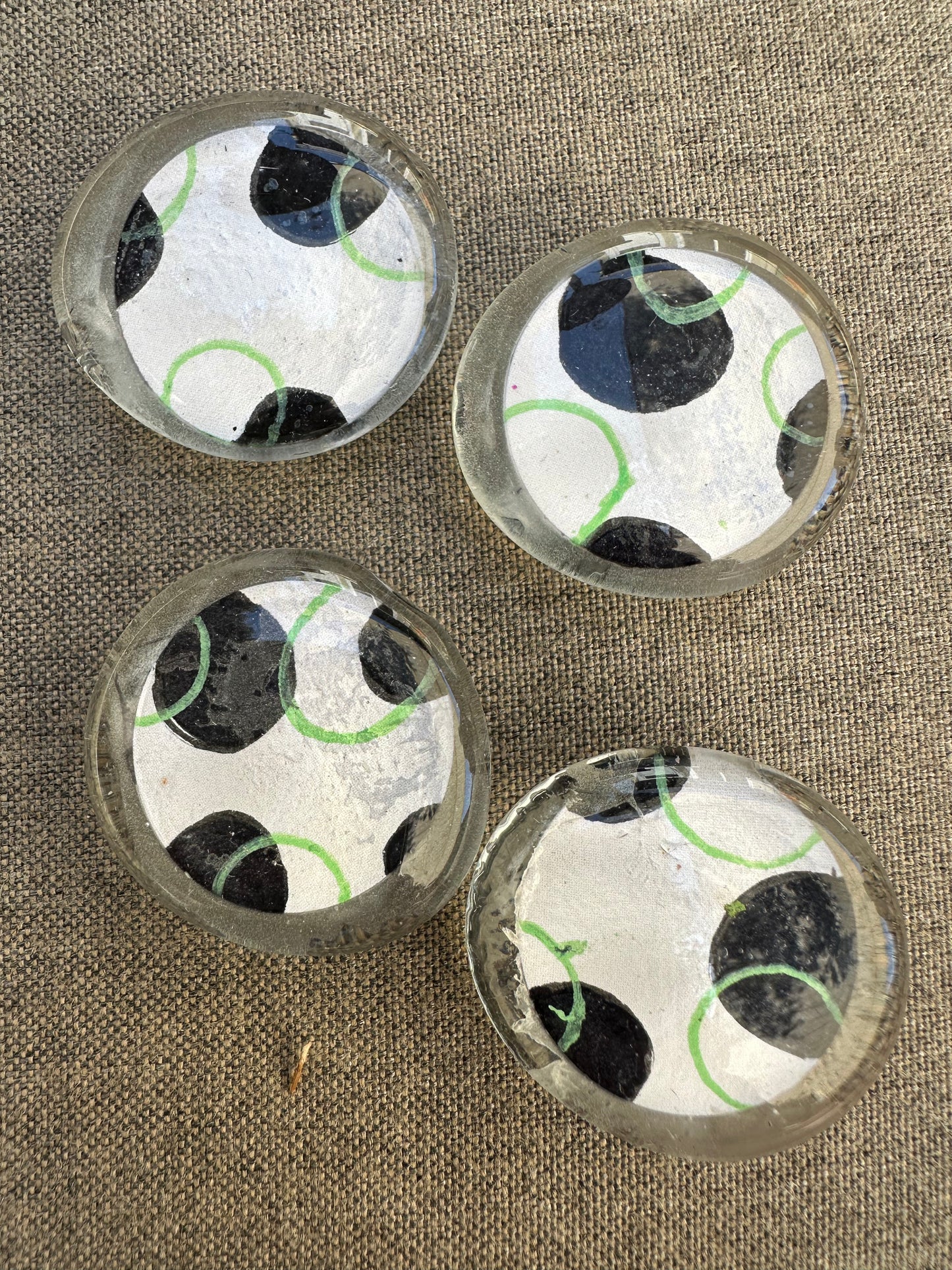 Set of 4 Magnets- Ode to Soccer